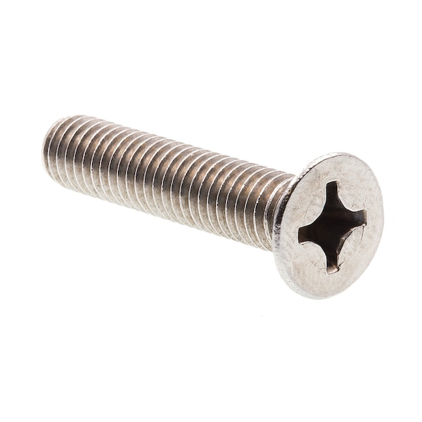 Prime-Line Machine Screw, Metric, Flat Head, Phillip Drive M6-1.0 X 30MM A2-70 Stainless Steel 10PK 9121563 - main